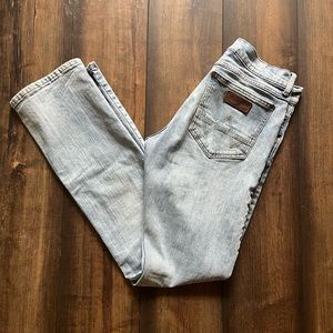 Wrangler retro slim boot cut jeans!